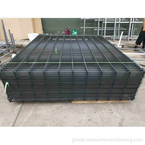 Germany Double Rod Mat pvc coated double fence twin wire panel fence Manufactory